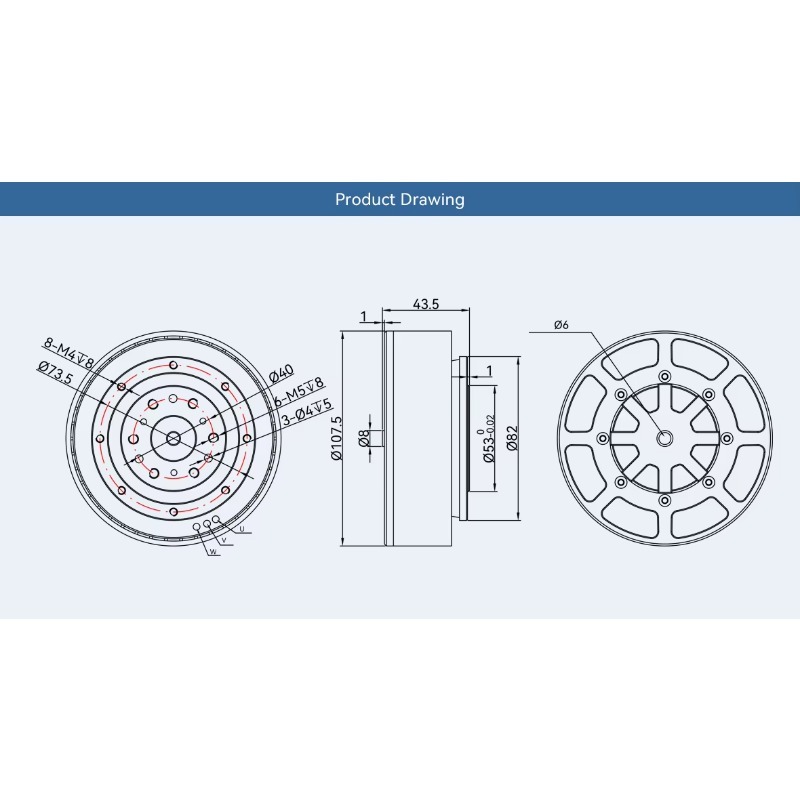 High Torque 55Nm 48V  700W Bru - огляд і ціна Bldc Planetary Gear Motor 48V High Torque