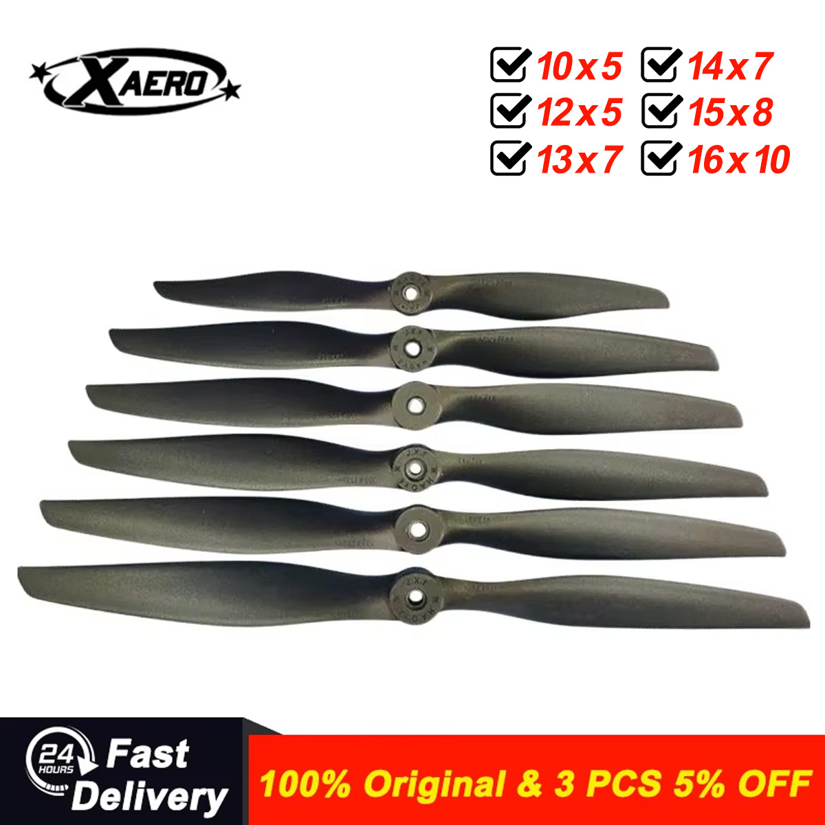 XAERO 2PCS Nylon Propeller 10x - огляд і ціна Brushless Motor Thrust Test Stand